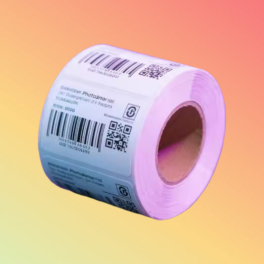 Custom 100×150 mm Thermal Transfer & Direct Barcode Shipping Labels