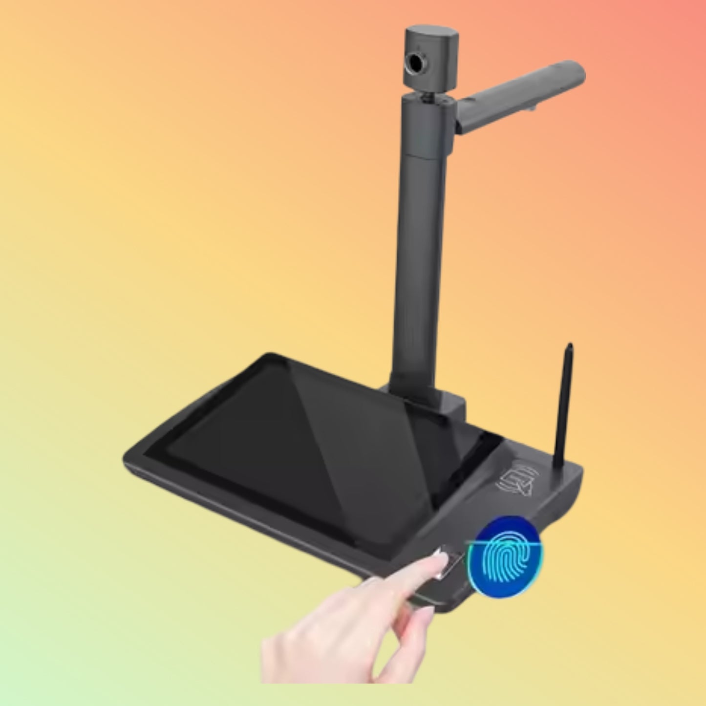 10" Multi-Function Signature Tablet – Fingerprint, Biometrics, Doc & Face Camera for Paperless Bank Office