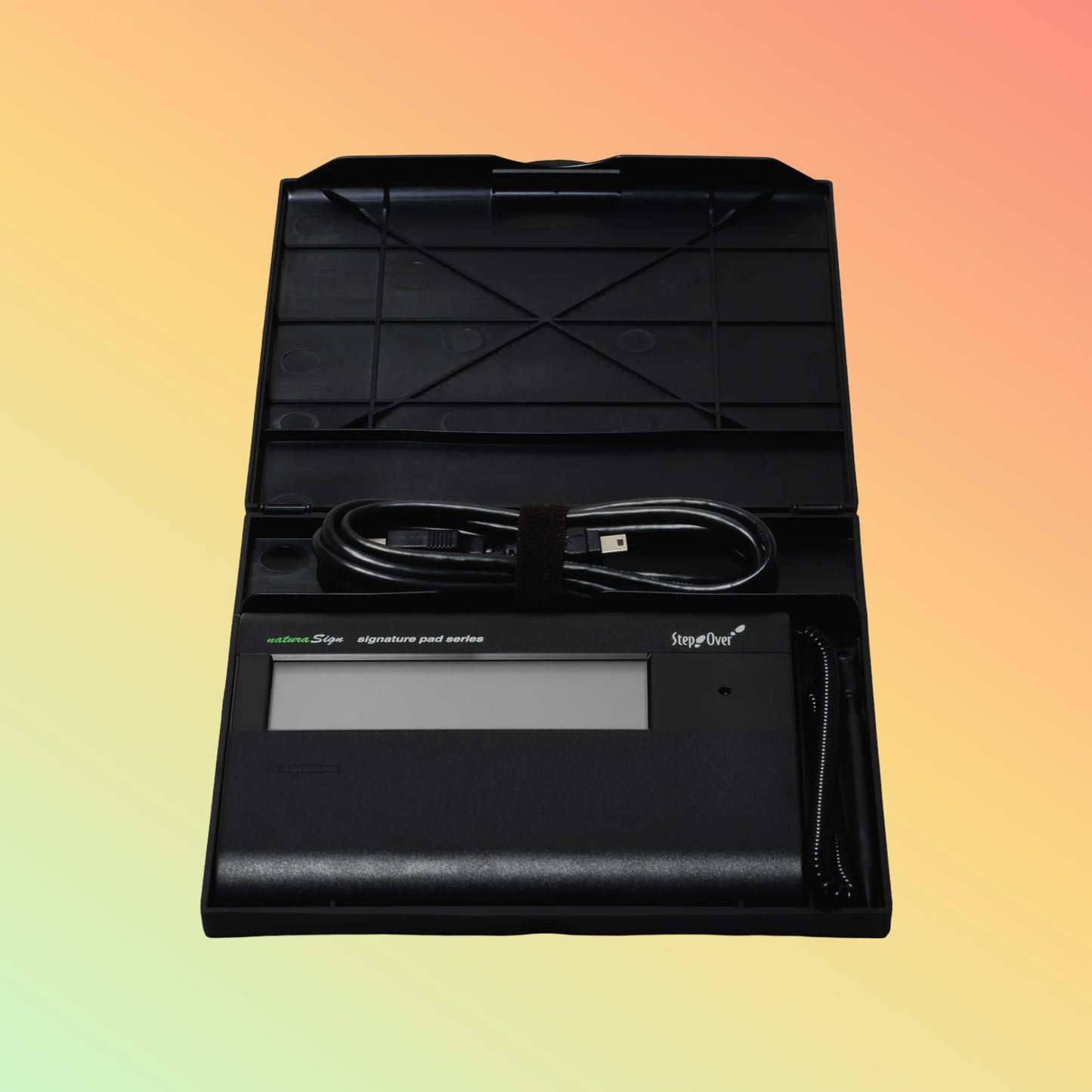 StepOver The particularly stable & handy signature pad for mobile use