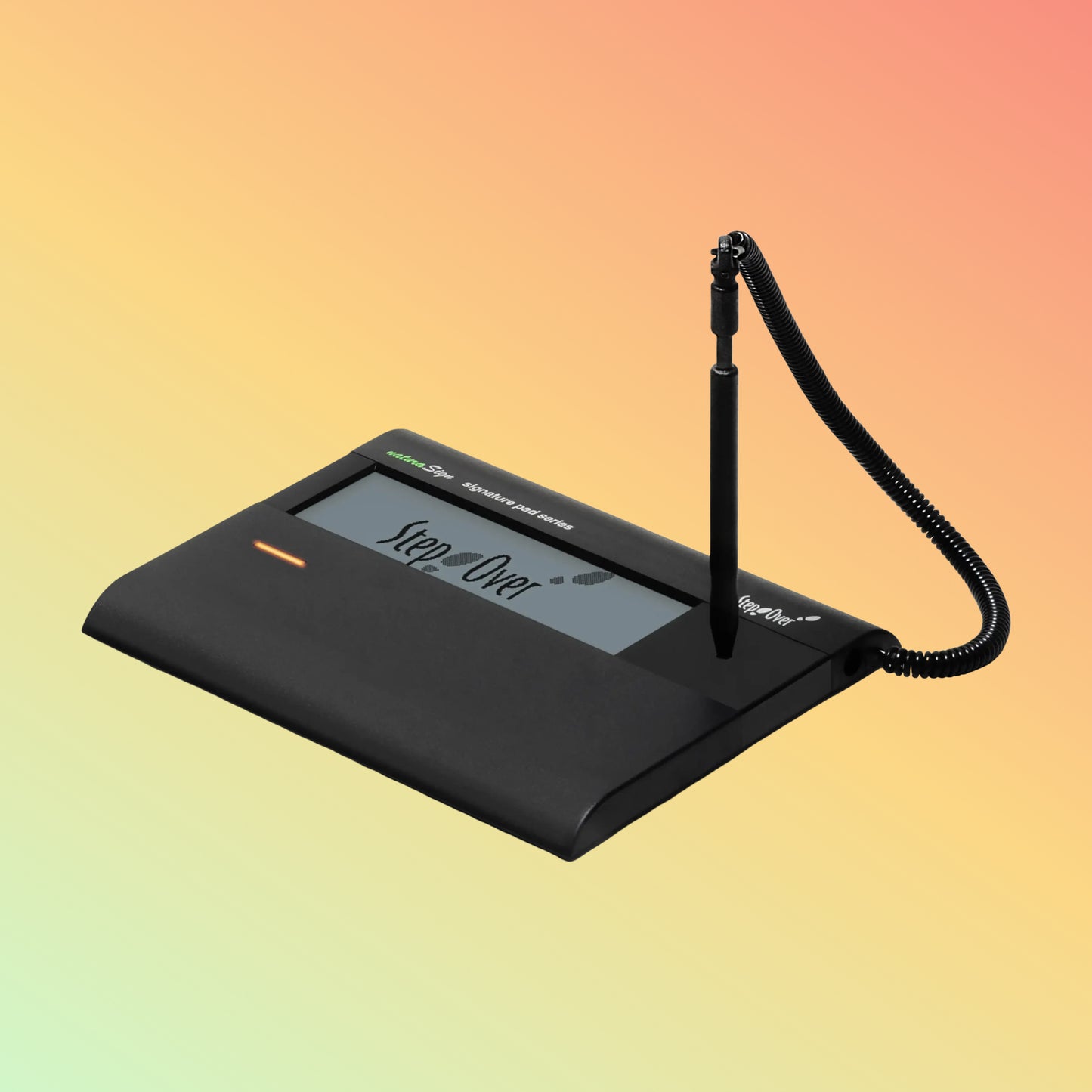 StepOver The particularly stable & handy signature pad for mobile use