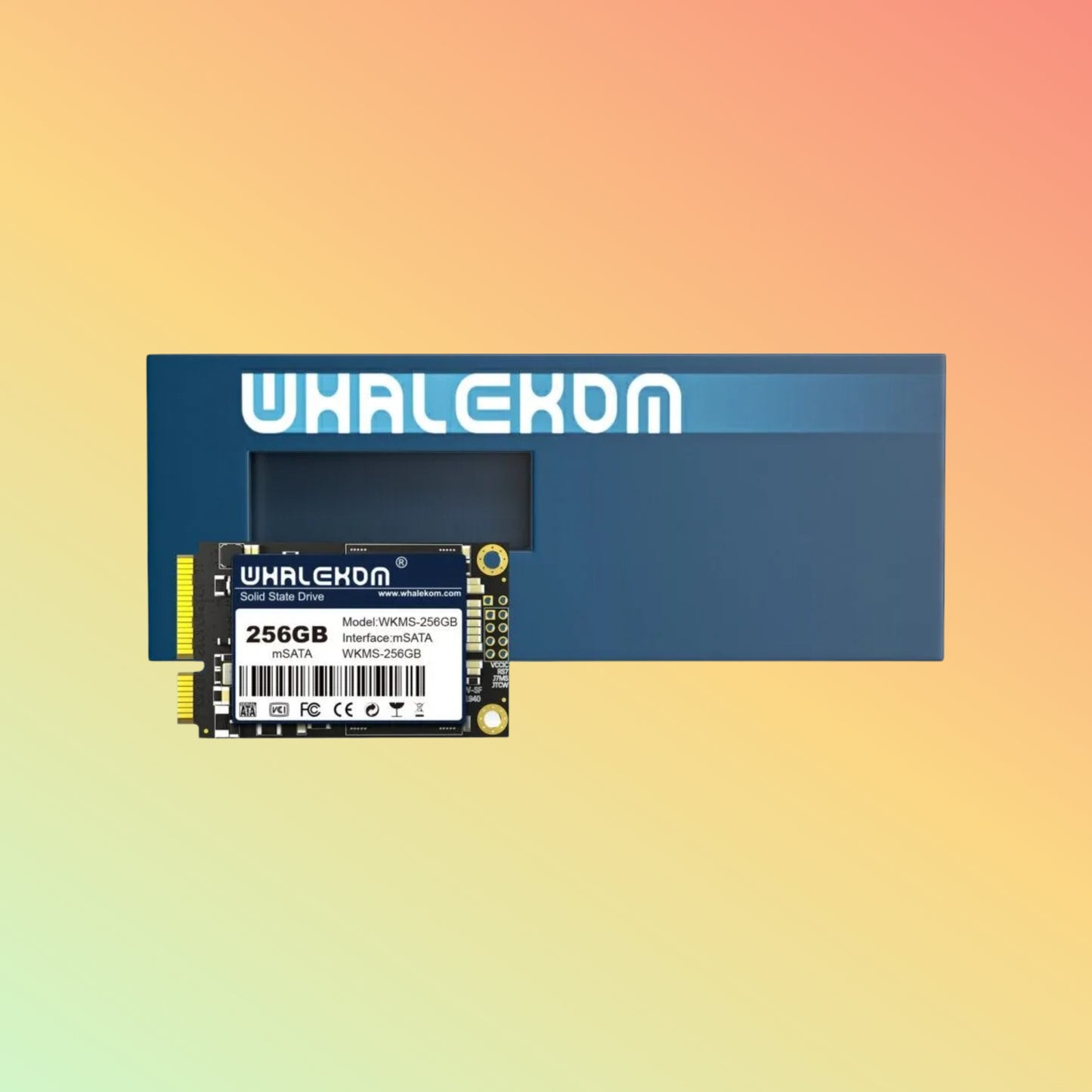 Whalekom WKMS-256 MSATA SSD – 256GB Solid State Drive