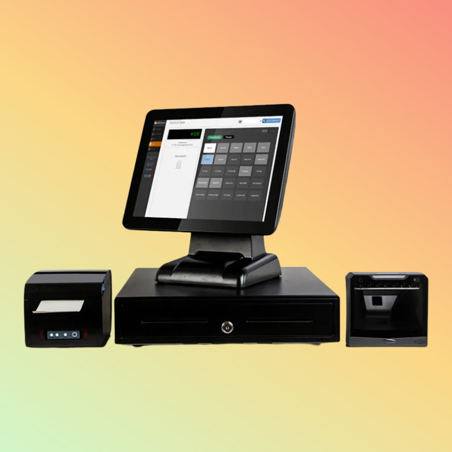 CARAVPOS AIO-1569 15" Dual-Screen POS | Android/Win