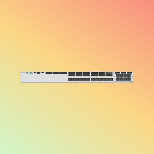 CISCO Catalyst C9300X Switch - 1000 Gbps Switching capacity, Throughput up to 744.04 Mpps, 12 x 1/10/25 Gigabit SFP28