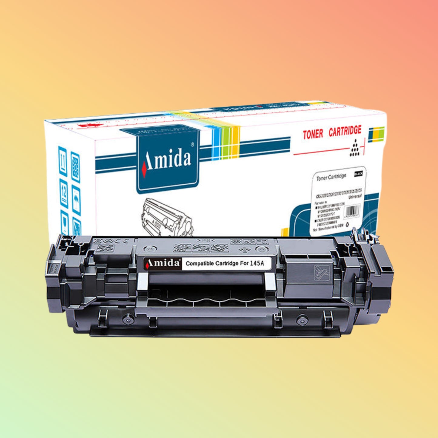 Amida Premium Toner W1450A 145A 146A Compatible Cartridges for HP Printer Toner Cartridge