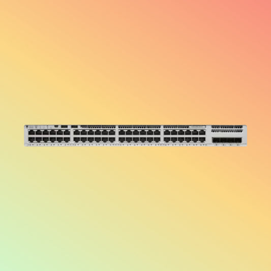 CISCO Catalyst C9200L Switch - 104 Gbps Switching Capacity, Throughput up to 154.76 Mpps, 48 x RJ45, With Network Advantage