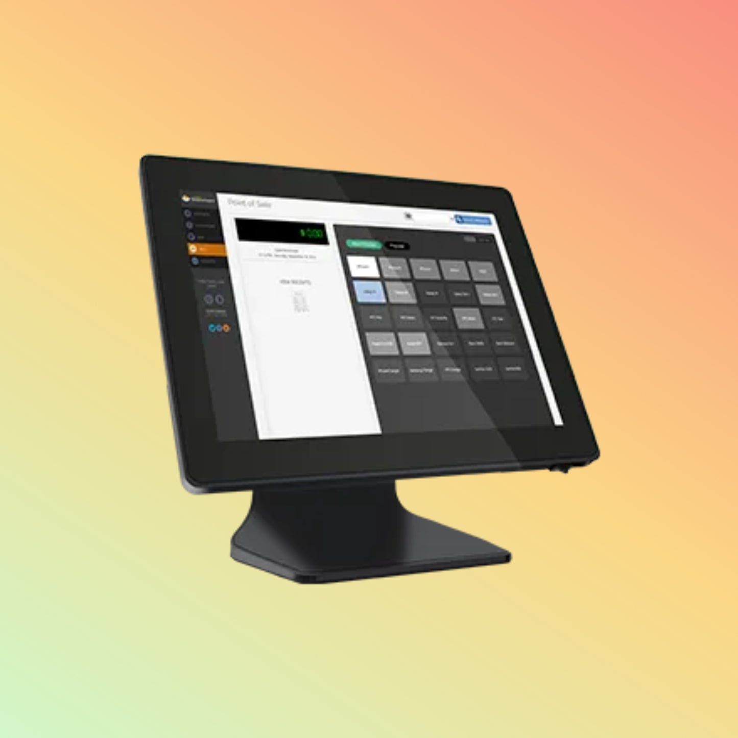 CARAVPOS - 15 Inch POS System Machine Restaurant Cash Register Machine Yazarkasa Makinesi Capacitive All In One Epos System Pos System