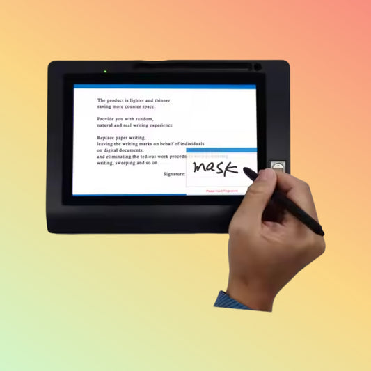 10.1inch Fingerprint Signature Pad OEM Paperless Office Security Signature Pad Electronic Signature Device Smart Drawing Tablet