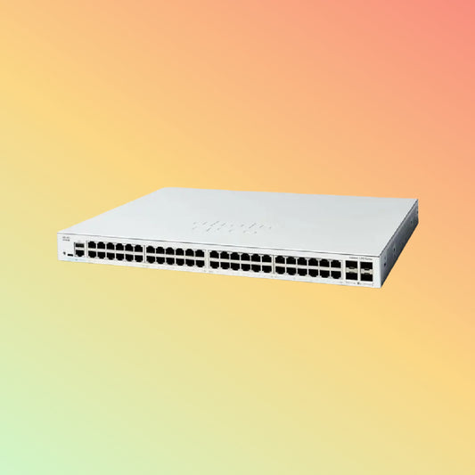 Cisco Catalyst C1300 – 176Gbps, 130.94Mpps, 48 RJ45, 4 SFP+ Ports