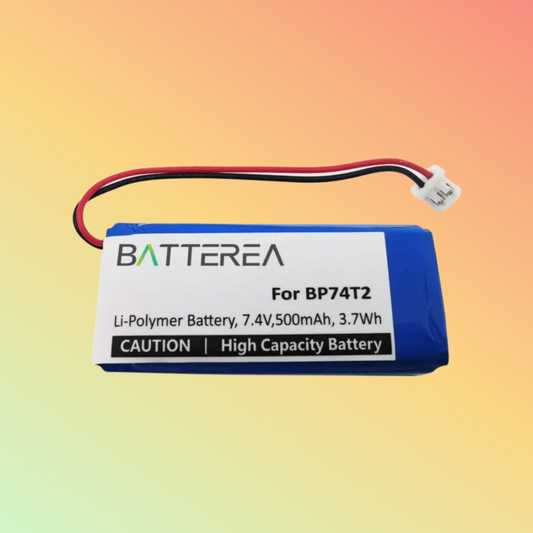 Battera  7.4V 500mAh replacement battery for Dogtra 2300NCP, replaces BP74T2, Li-Polymer