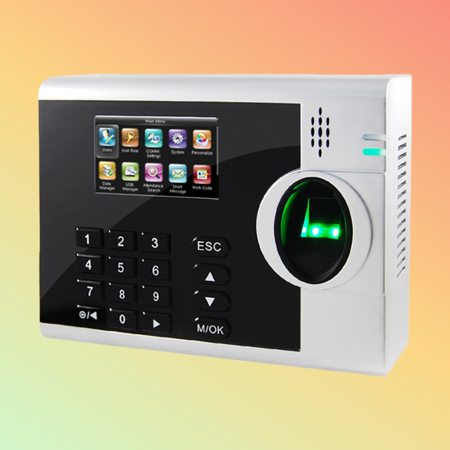 Granding 3000T‑C TFT Fingerprint Clock
