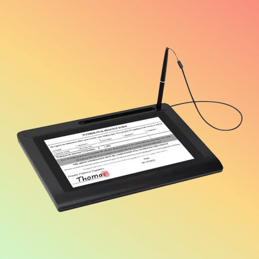 10.1" Smart Drawing Tablet – Signature Pad with Stylus for Gov/Bank