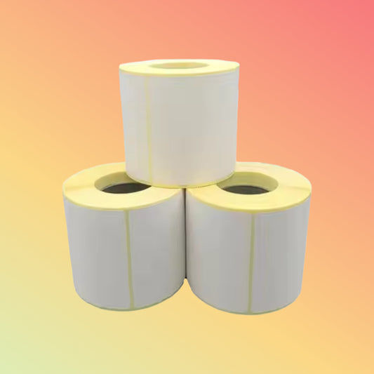 High Quality Wholesale 50mmx25mm Self-adhesive Thermal Labels Supermarket Custom Sticker Adhesive Direct Thermal Labels