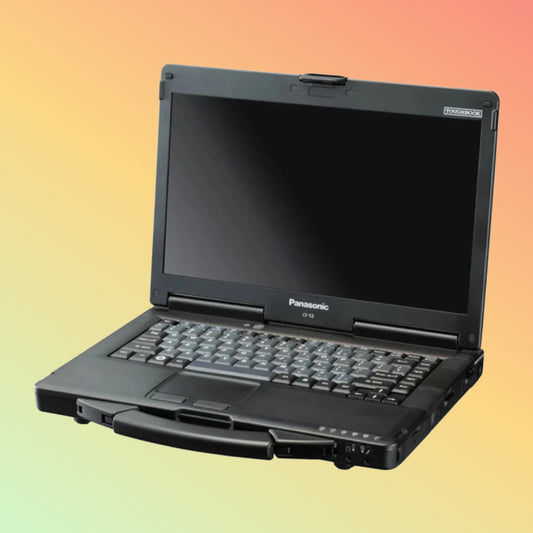 Panasonic Toughbook CF-53 MK4, 14" HD Touchscreen, Intel Core i5-4310U, Windows 10 Pro.