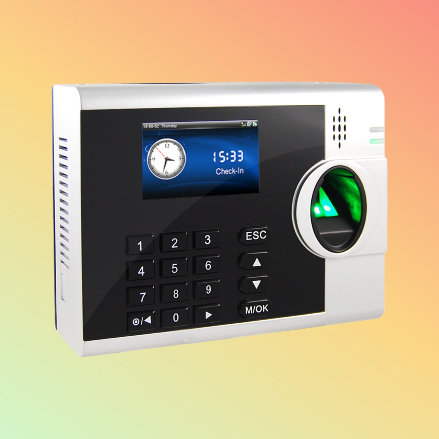 Granding 3000T‑C TFT Fingerprint Clock