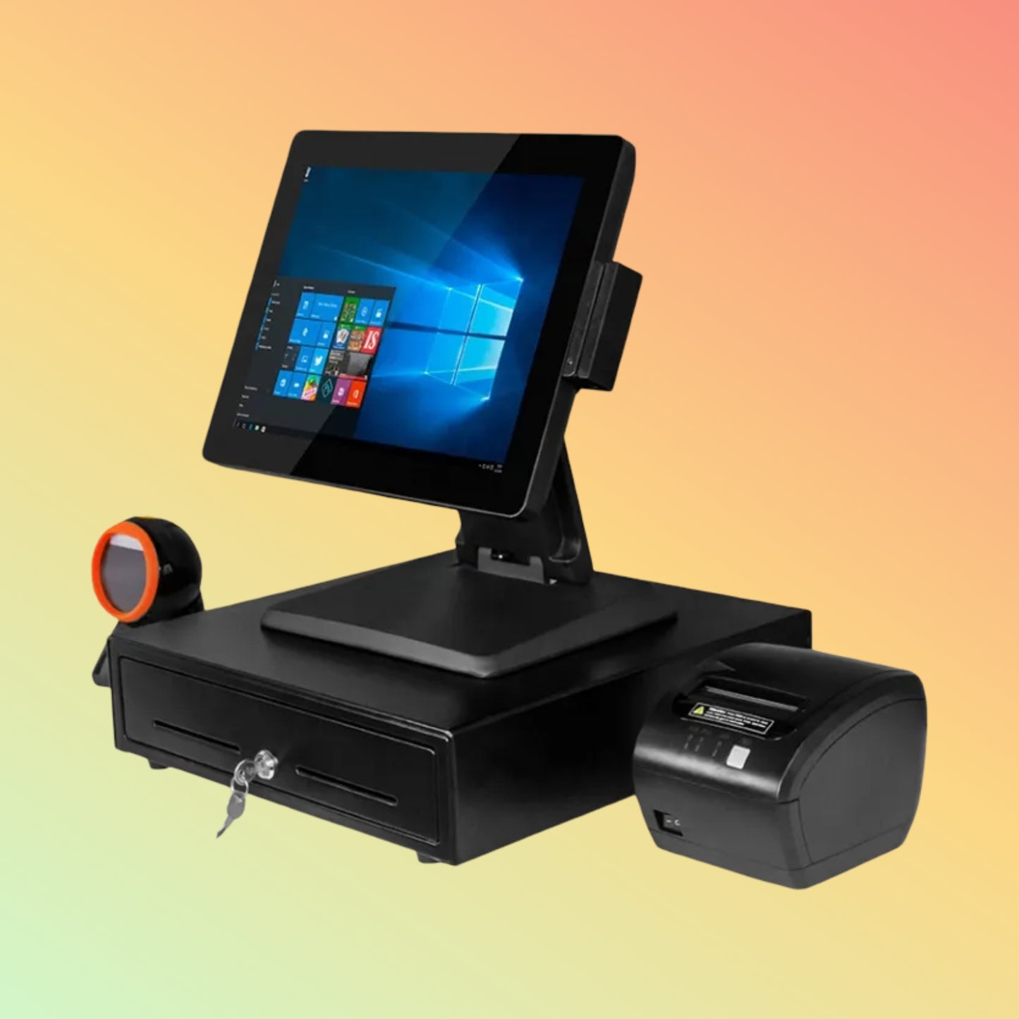 CARAVPOS - All-In-One Screen Windows Touch Billing Android Terminal Dual Software Device Pos System Pos System