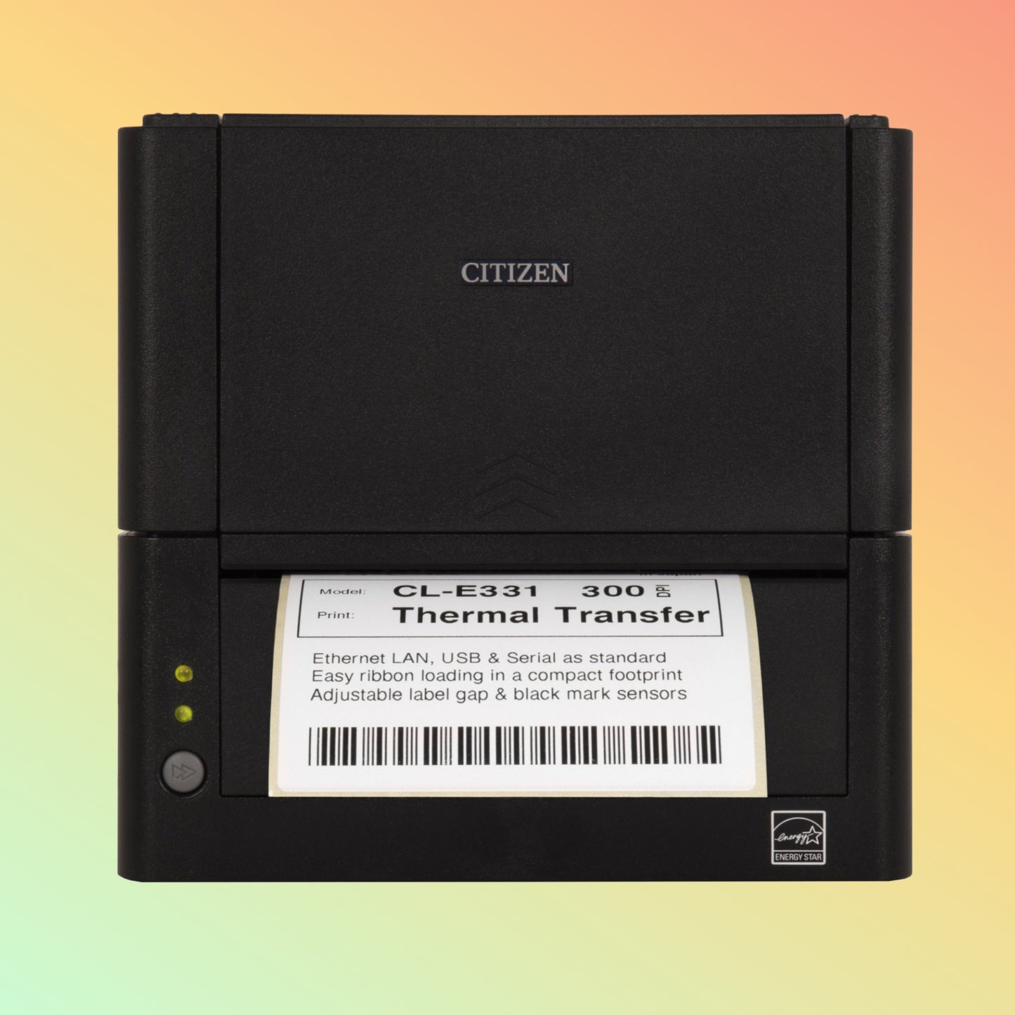 Citizen CL-E3321: 4-Inch 300DPI Thermal Transfer Label Printer