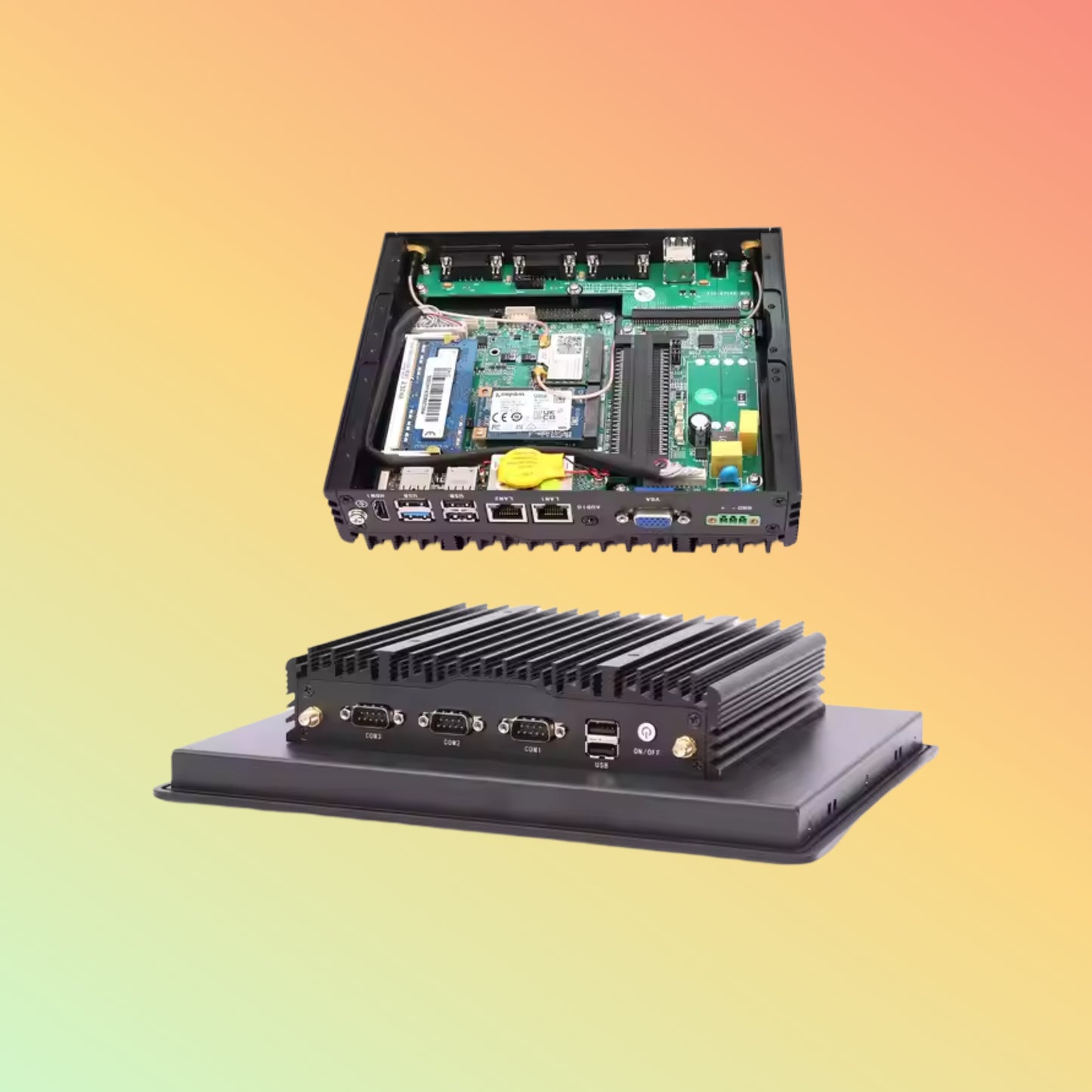 15.6″ IP65 Rugged Panel PC – i5/Celeron J1900, Win7/8/10 & Linux