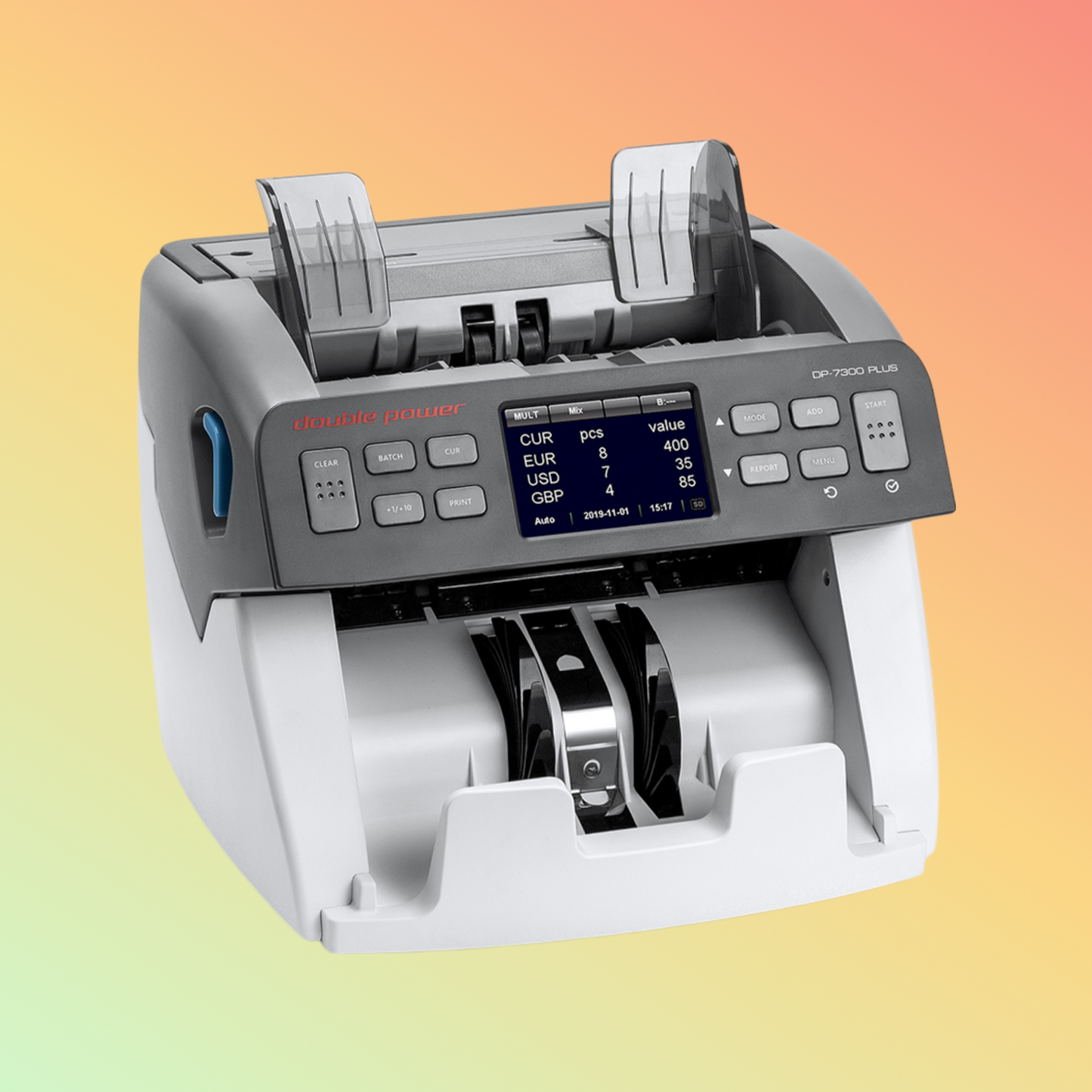 Multi-currency Banknote Value Counter DP-7300 Plus