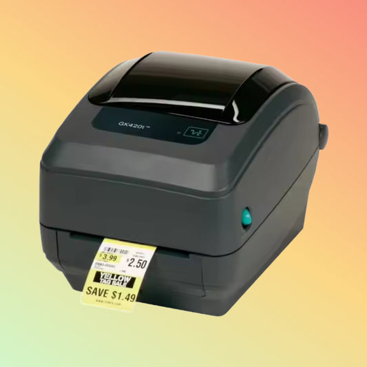 Zebra GK420t 203DPI 4" Wide Thermal Transfer Desktop Label Printer GK42-102520-000