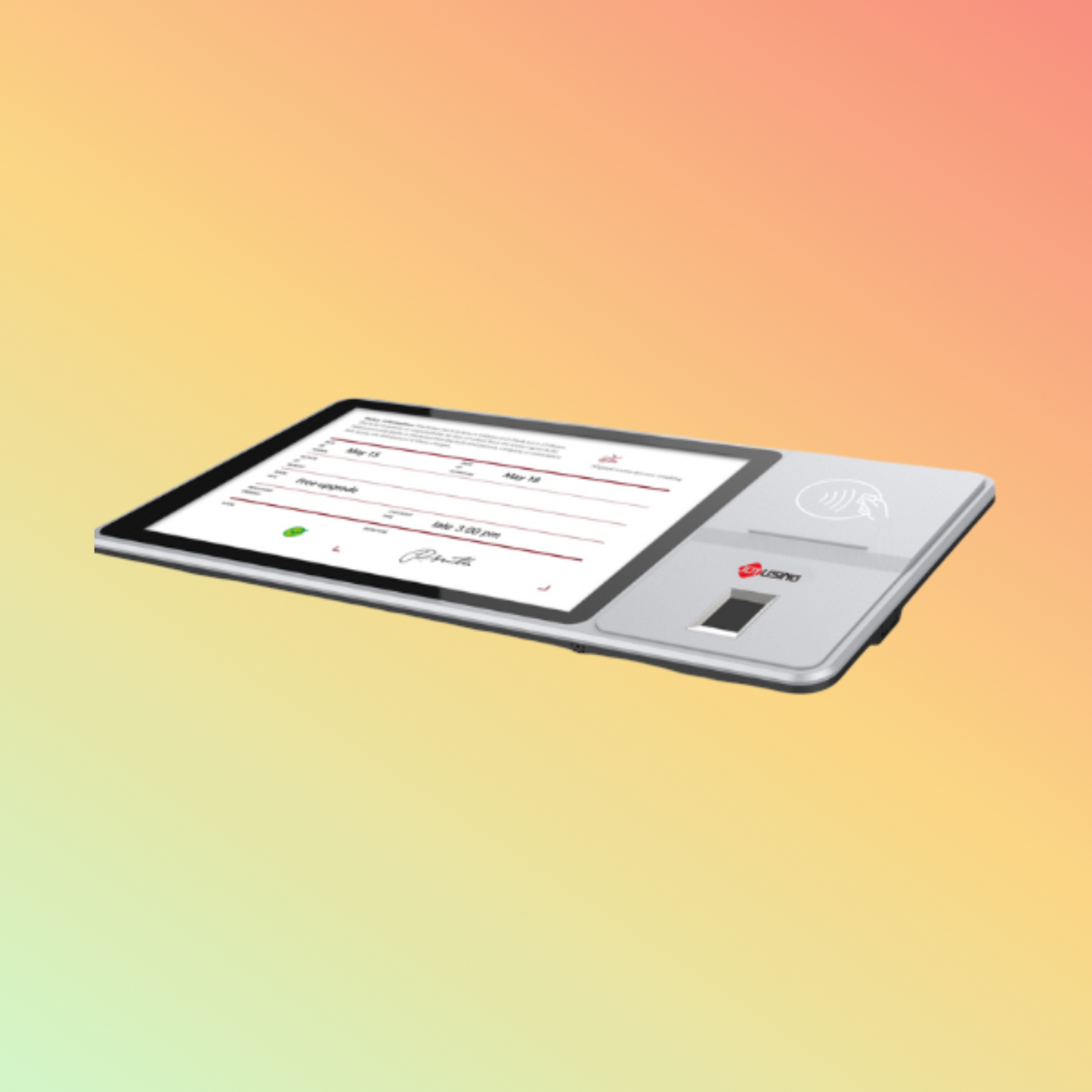 Joy Using Advanced Color LCD Signature Pad SP610