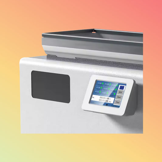 UN-121S 2+1 Pocket Coin Counter with Touchscreen & Sorter