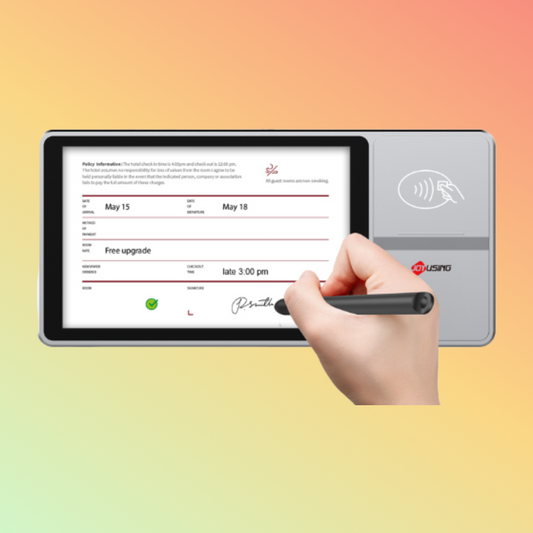 Joy Using Advanced Color LCD Signature Pad SP610