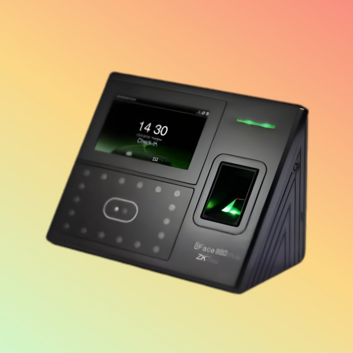 alt="Zkteco iFace880 Plus multi-biometric time attendance and access control terminal"