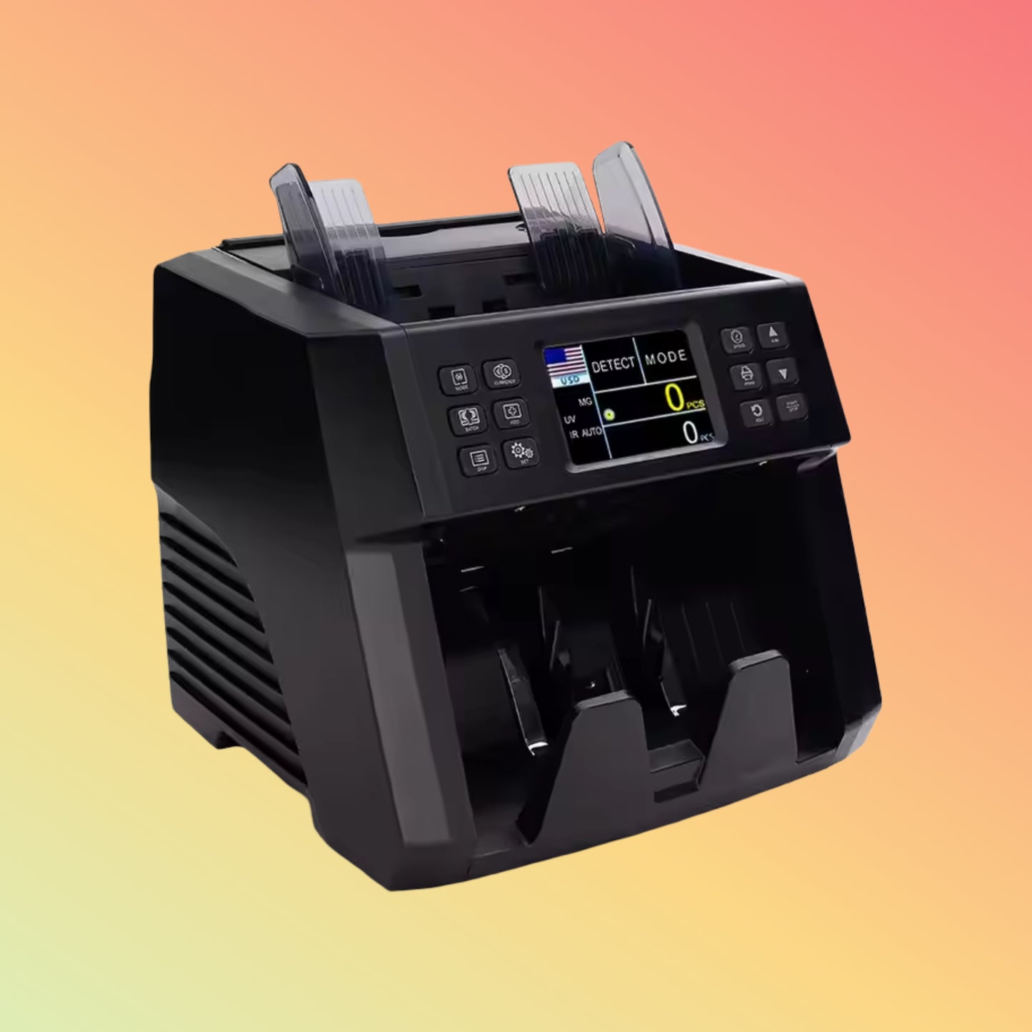 UN-60A ECB-Approved Multi-Currency Bill Counter with Dual CIS
