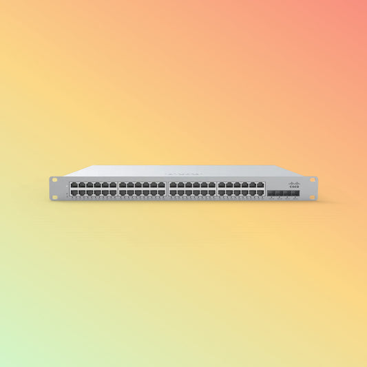 CISCO Meraki MS250 Managed Switch - 176 Gbps Switching Capacity, Throughput up to 127.98 Mpps, 48 x RJ45, 4 x SFP+