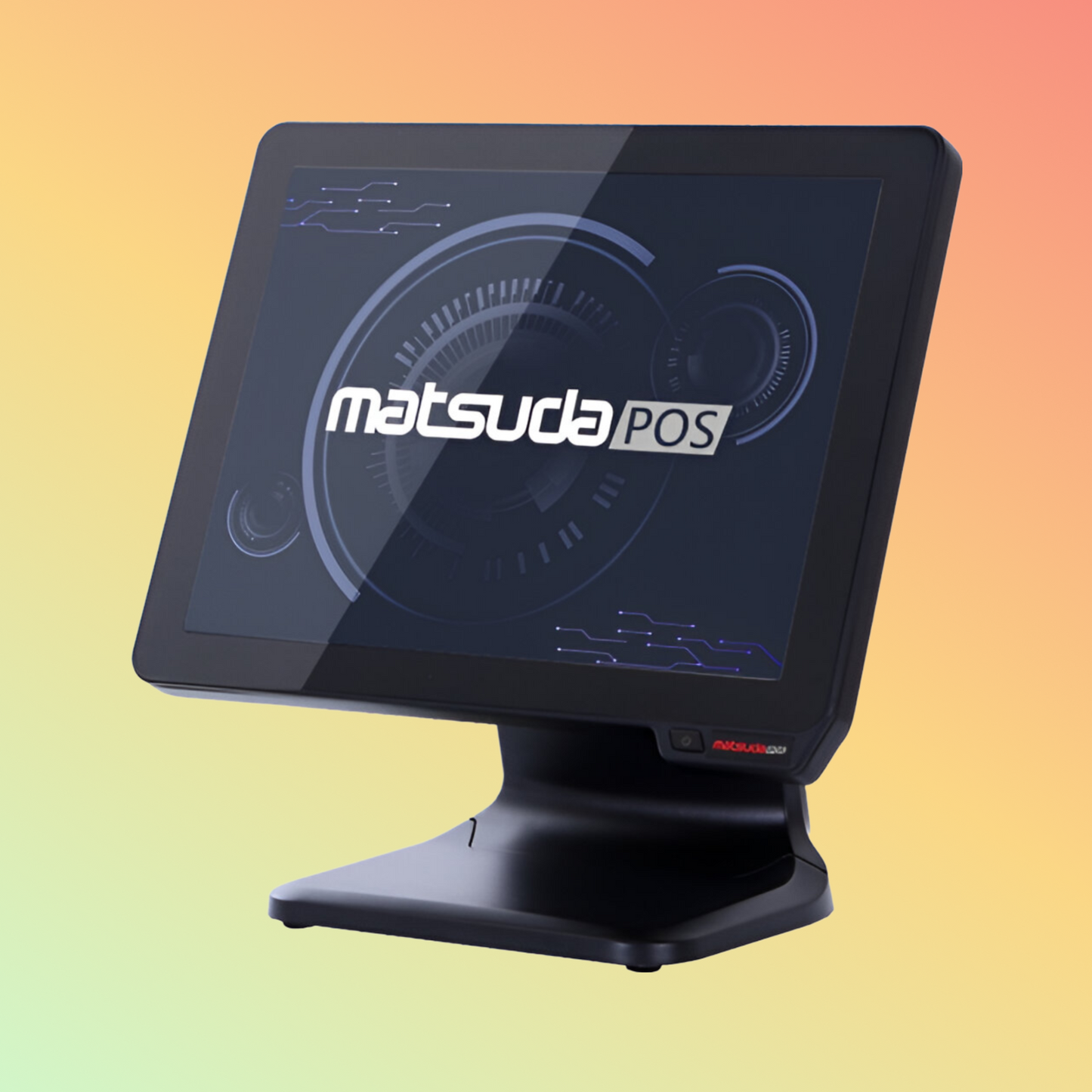 Matsuda Aluminum Alloy 15" Flat Touch Screen POS System