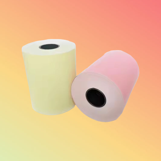 Wholesale 3-Ply 75×75 mm Custom Carbonless Taxi Receipt Rolls