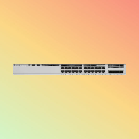 CISCO Catalyst C9200L Switch - 128 Gbps Switching Capacity, Throughput up to 190.4 Mpps, 24 x RJ45, Network Advantage