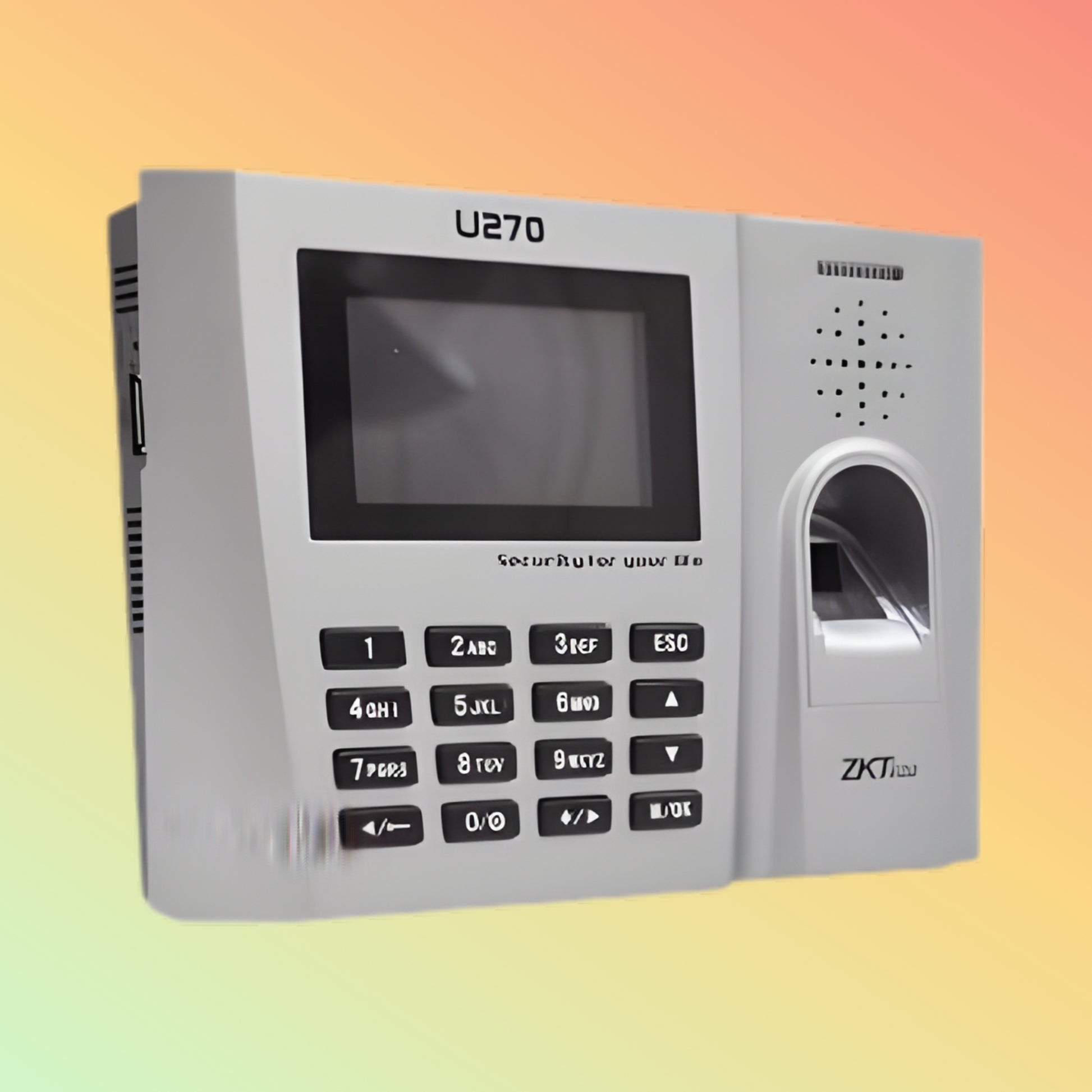 alt="ZKTeco U270 fingerprint time and attendance system"