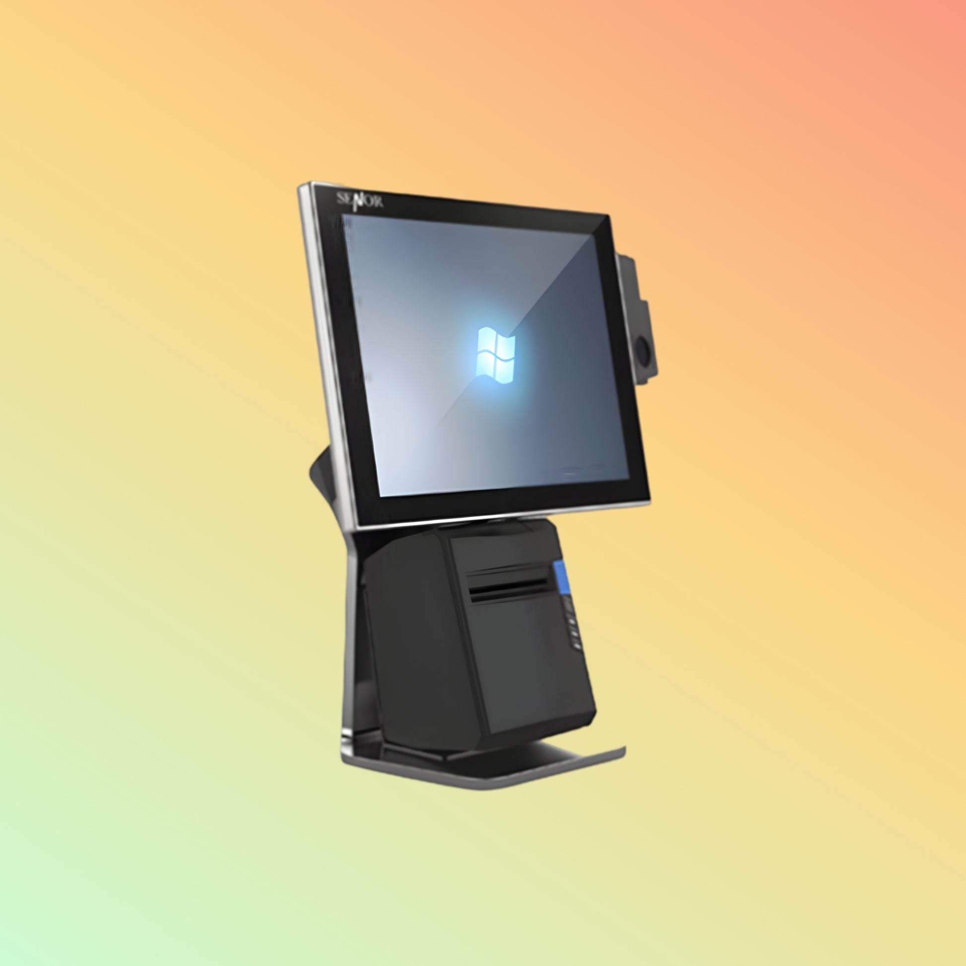 alt="SENOR i4 monitor featuring ultra-narrow bezel design, ideal for multi-screen setups"