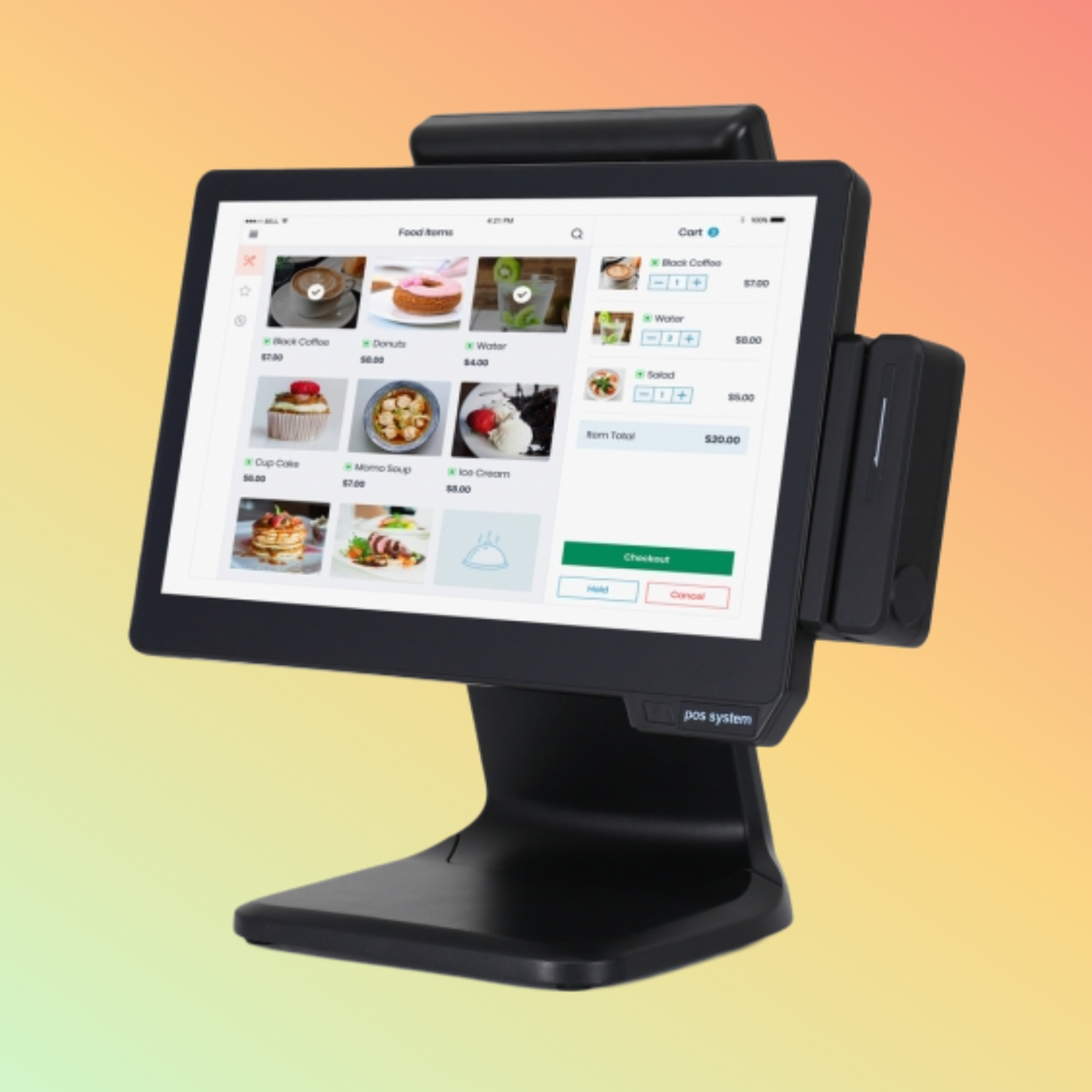 Matsuda 15.6inch POS 10 Points Capacitive