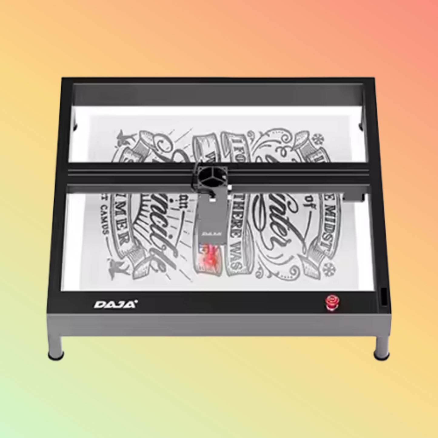 DAJA D4 10W Desktop Laser Engraver for Wood, Large Area