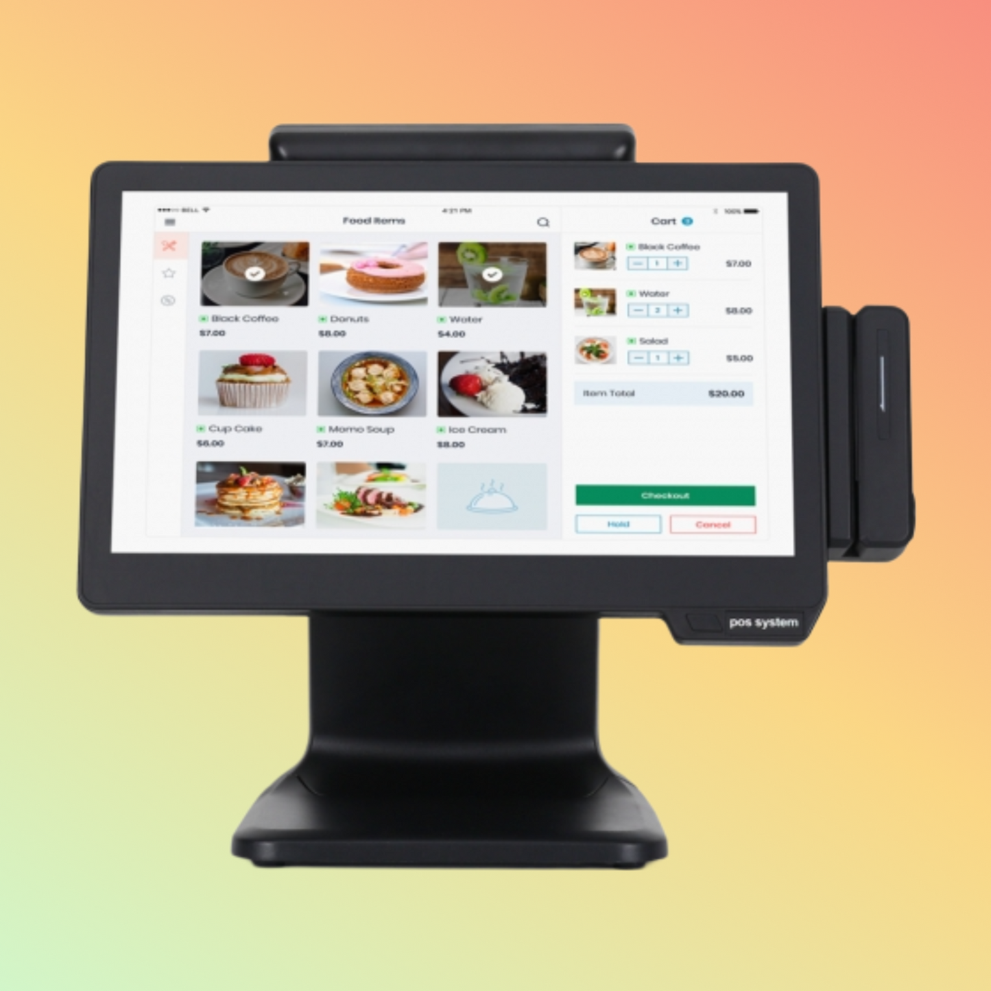 Matsuda 15.6inch POS 10 Points Capacitive