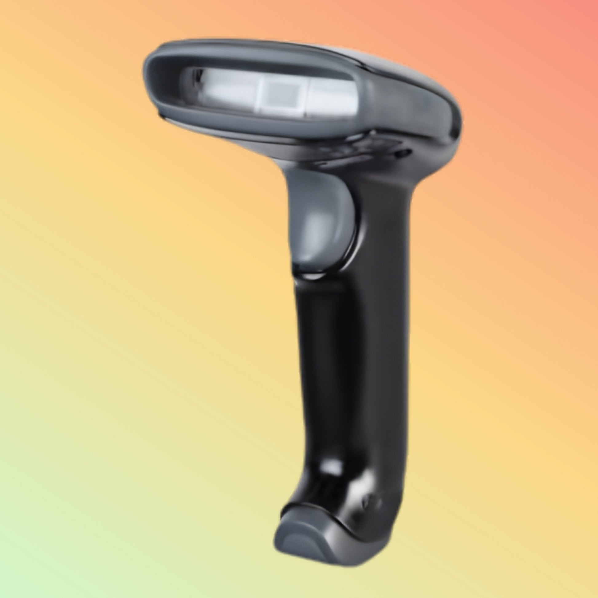 alt="Close-up of Honeywell Hyperion 1300g barcode scanner"