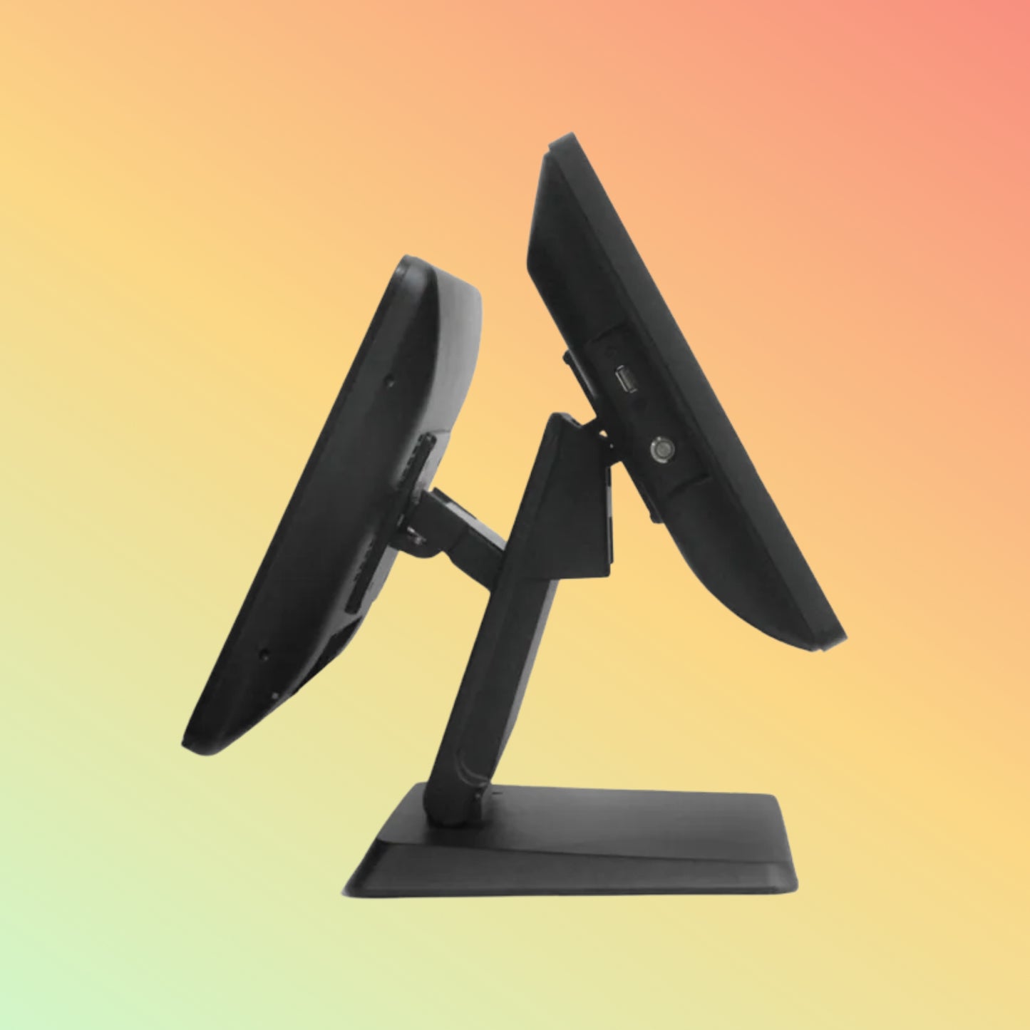 CARAVPOS 15''+9.7'' Dual Display All-in-One Retail POS Machine