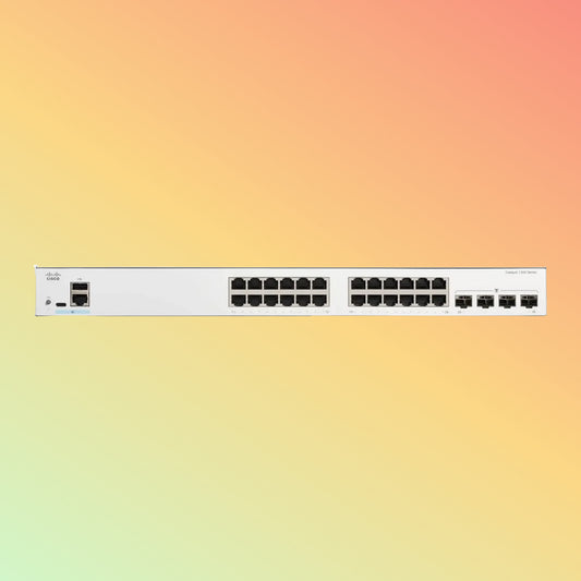 CISCO Catalyst C1300 – 56Gbps, 24xRJ45, 4xSFP, Manageable