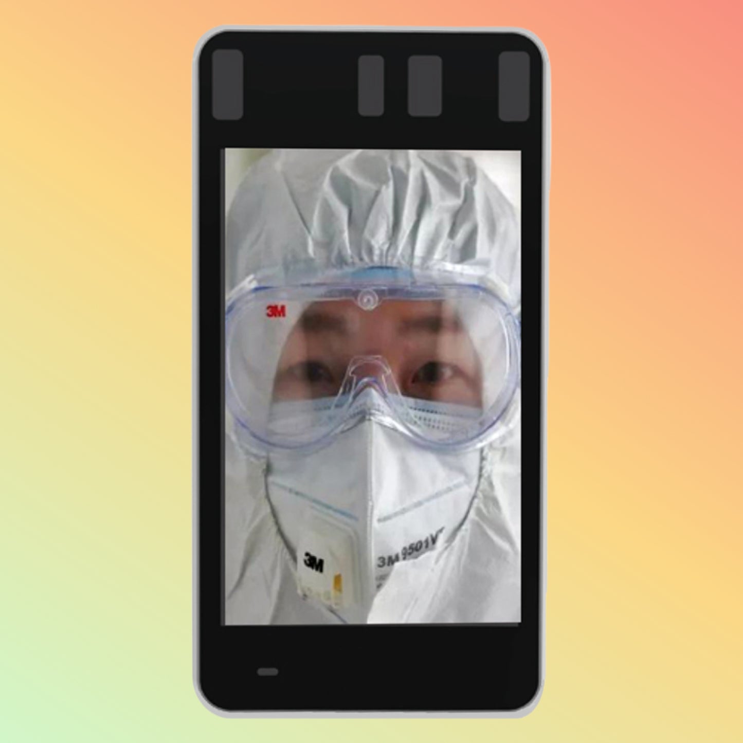 Granding IR7  Auto Tilt Iris Face Recognition Terminal