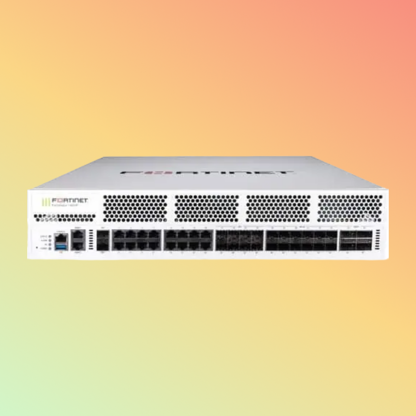 Fortinet FG-1800F-DC NGFW, 198Gbps, TLS 1.3, SHA-256, 10K VPN