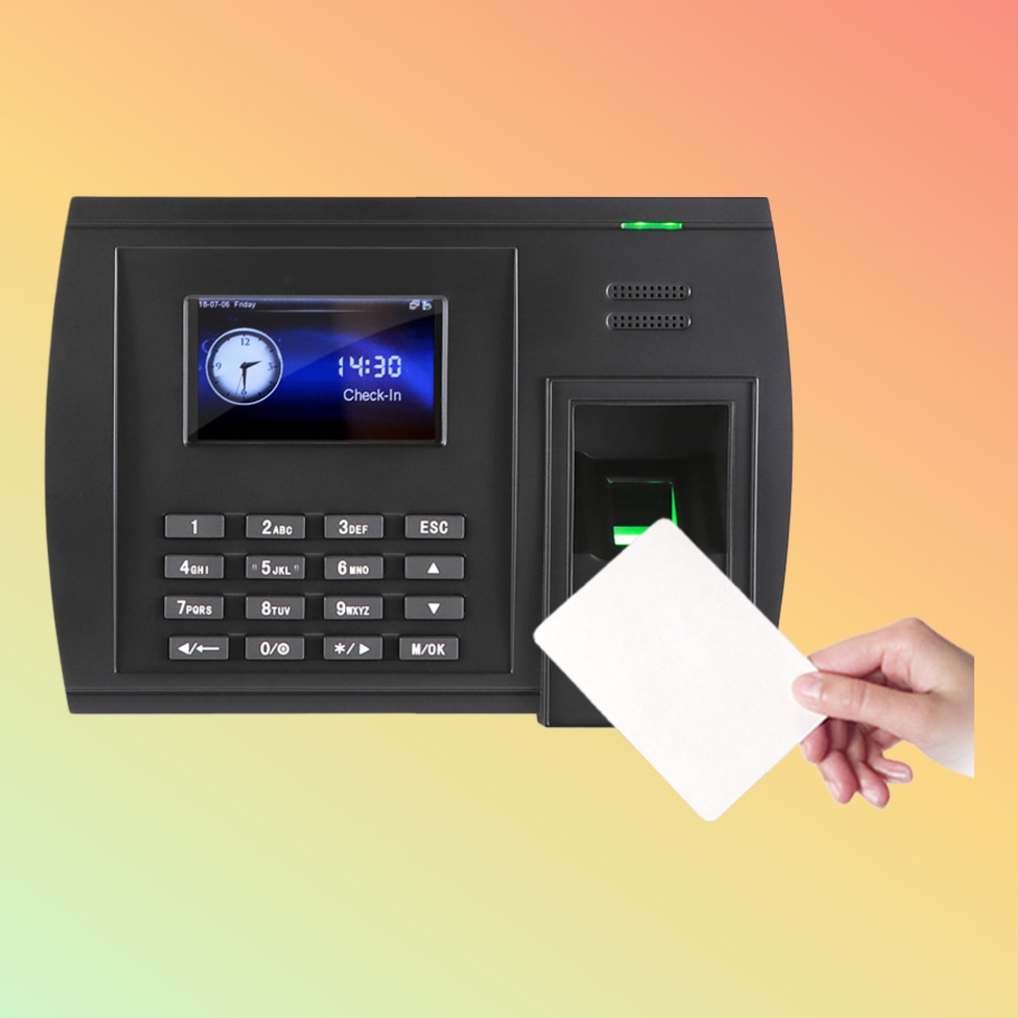 Granding 5000T‑C TFT Time Clock