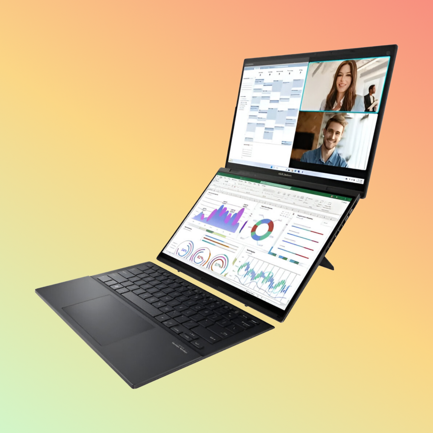 ASUS ZENBOOK 14 DUO UX8406 (2024) Laptop - Series 1 Ultra 9-185H, 32GB, 1TB SSD, Dual 14" 2.8K Touch