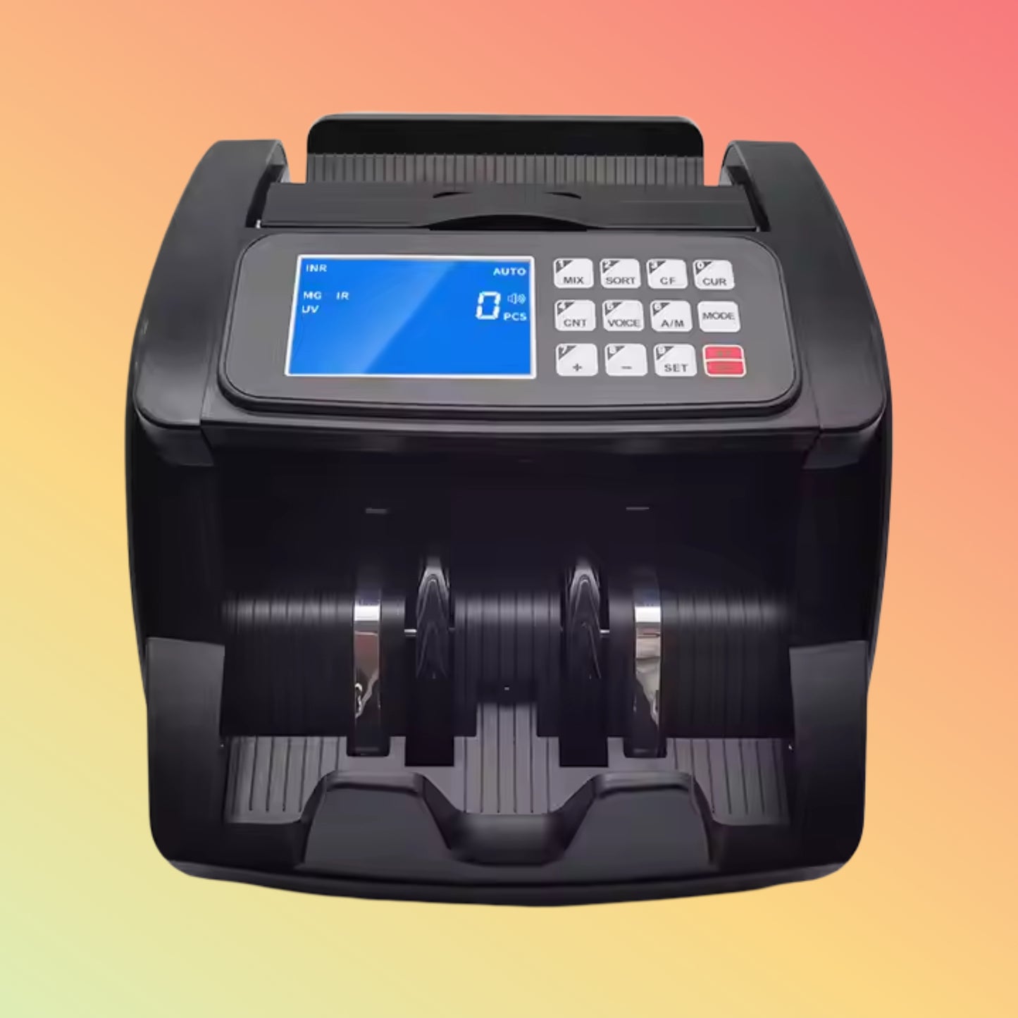 UN-10 Value Bill Counter with MG/IR Detection & LED Display
