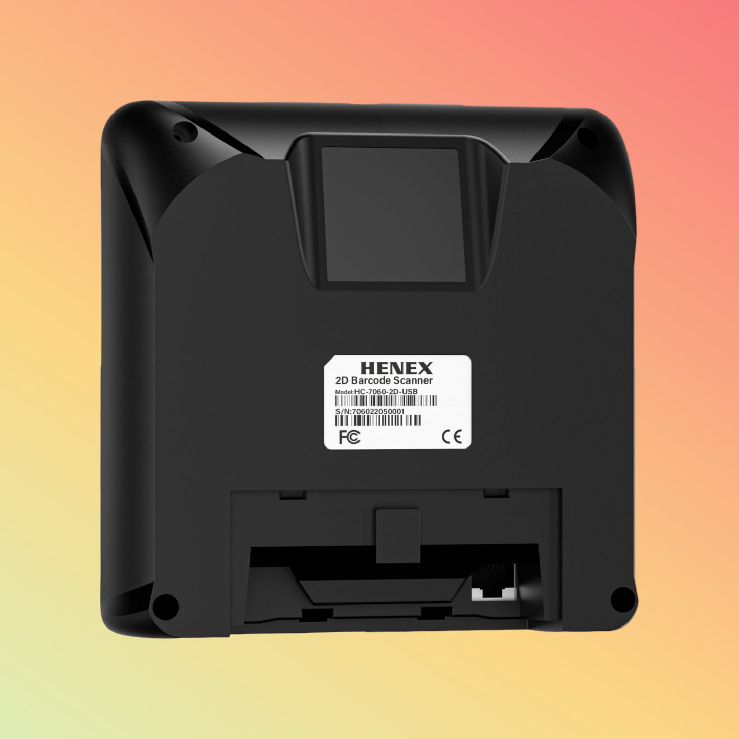 HENEX HC-7060 2D Desktop Barcode Scanner