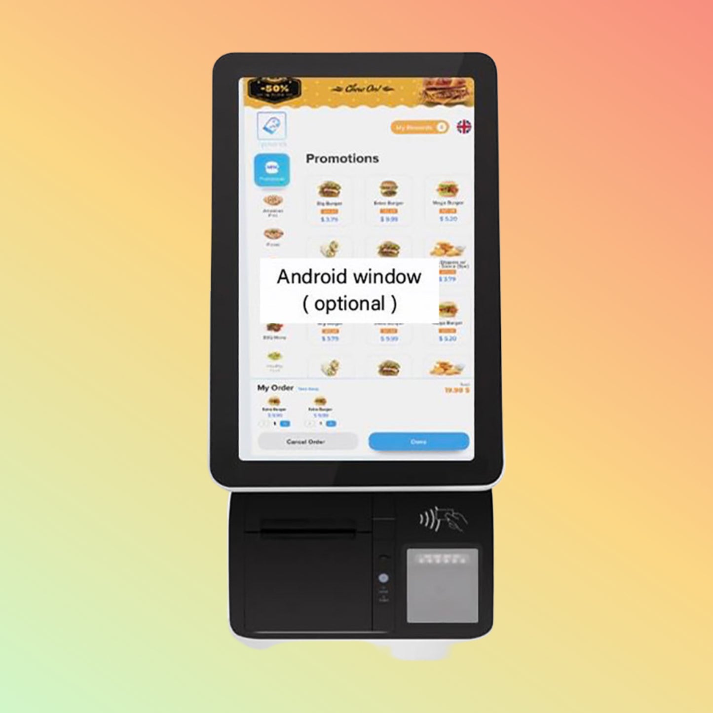 NP printers MS-S3 Wall-mounted Desktop Floor-standing Self-payment