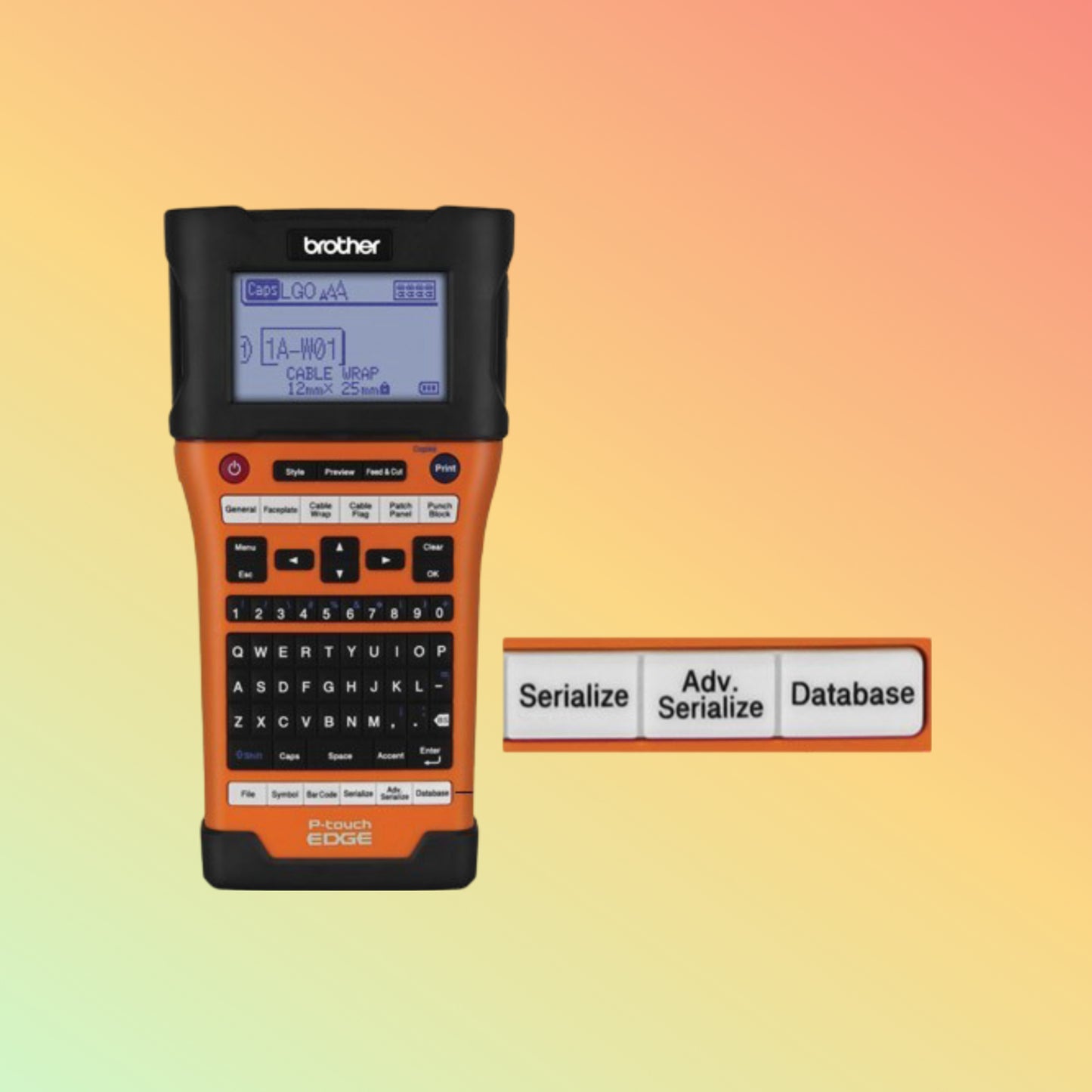 Brother P-touch EDGE PT-E500 & E550W Wireless Label Maker