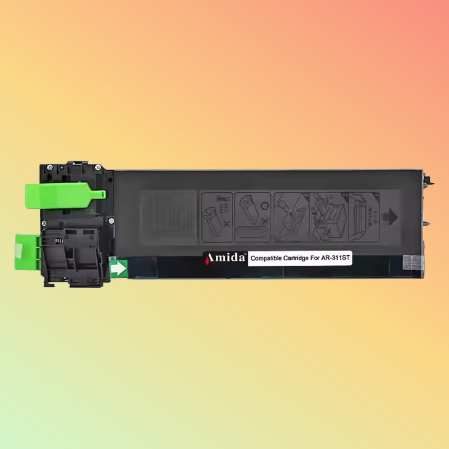 Amida Premium Toner Compatible Cartridge for SHARP Printer AL-100DR Drum Unit Toner Cartridges