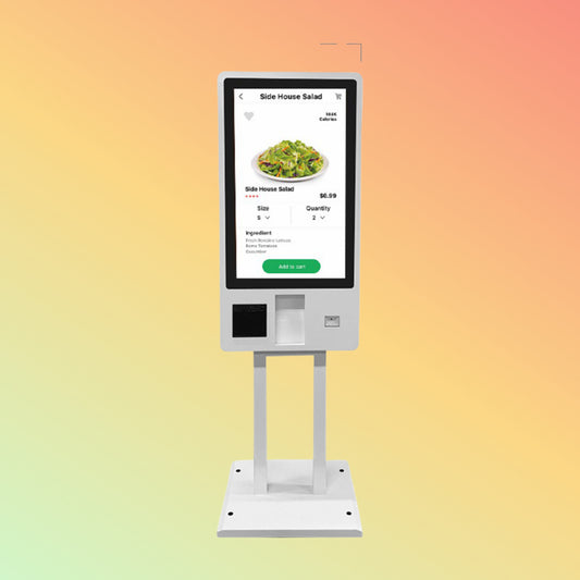 NP printers MS-S6 Customised wall mounted touch screen cashier kiosk